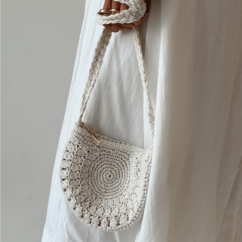 Tati Crochet Bag Cream